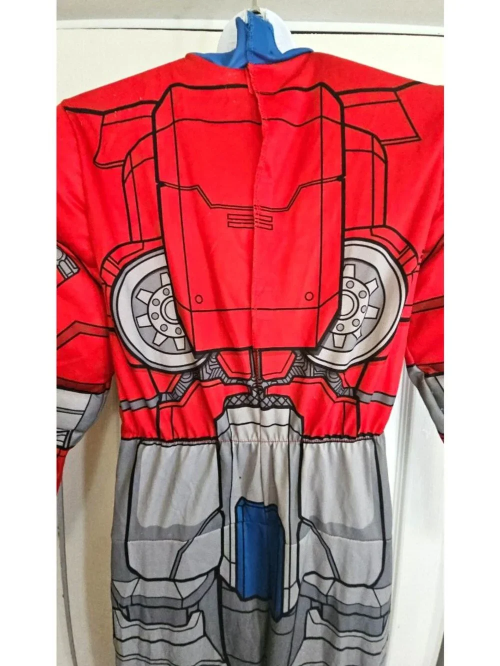 Transformers Optimus Prime Muscle Jumpsuit Costume Mask Boys 10-12 Disguise
